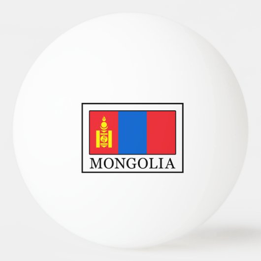 Mongolië Pingpongbal (Voorkant)