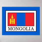 Mongolië Poster (Voorkant)