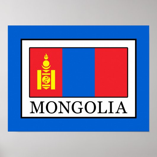 Mongolië Poster (Voorkant)