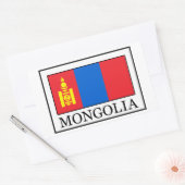 Mongolië Rechthoekige Sticker (Envelop)