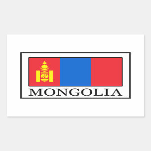 Mongolië Rechthoekige Sticker