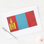 Mongolië Rechthoekige Sticker (Envelop)