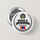 Mongolië Ronde Button 5,7 Cm (Voorkant /achterkant)