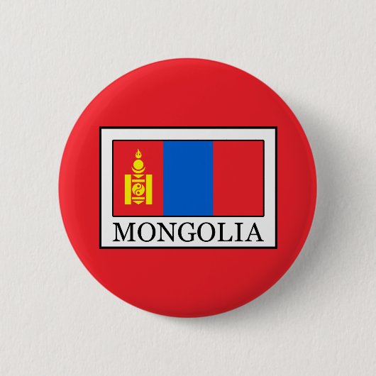 Mongolië Ronde Button 5,7 Cm (Voorkant)