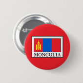 Mongolië Ronde Button 5,7 Cm (Voorkant /achterkant)