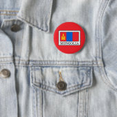 Mongolië Ronde Button 5,7 Cm (In situ)