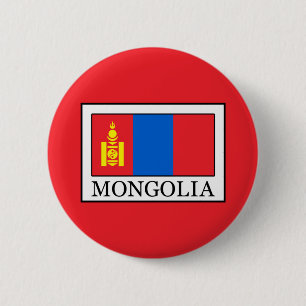 Mongolië Ronde Button 5,7 Cm