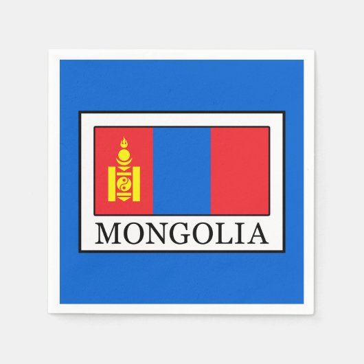 Mongolië Servet (Voorkant)