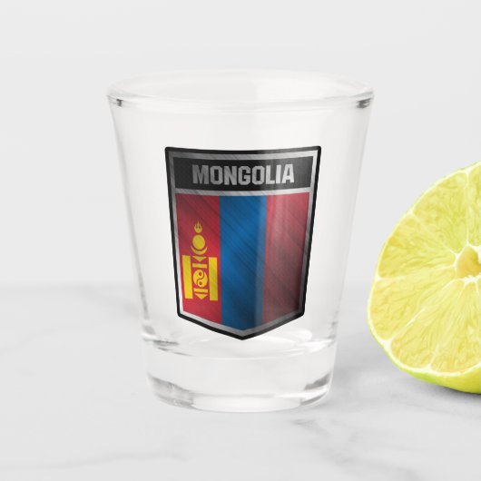 Mongolië Shot Glas (Voorkant)
