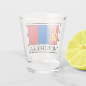 Mongolië Shot Glas (Achterkant)