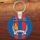 Mongolië Sleutelhanger (Voorkant)