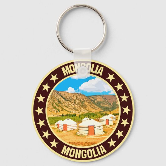 Mongolië Sleutelhanger (Voorkant)