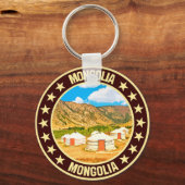 Mongolië Sleutelhanger (Achterkant)