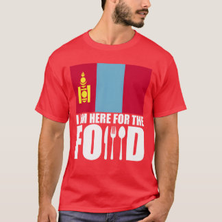 Mongolië souvenir eten reis meisje t-shirt