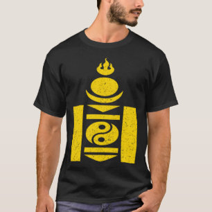 MONGOLIË SOYOMBO SYMBOOL MONGOLAIN VLAG 1 T-SHIRT