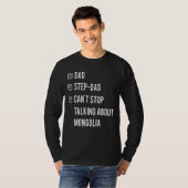 Mongolië Stap Dad Born Papa Vaderdag Mongolian T-shirt (Voorkant volledig)