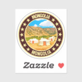 Mongolië Sticker (Vel)