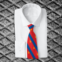 Mongolië Stropdassen, mode Mongoolse vlag, bedrijf