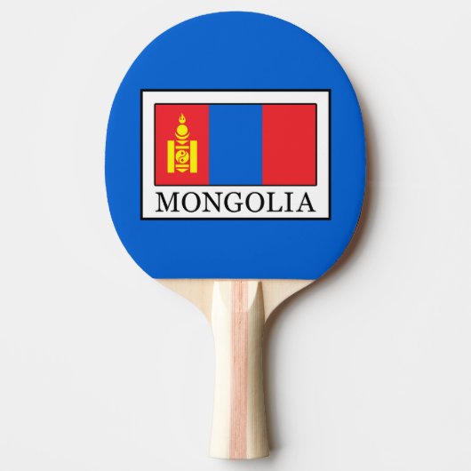 Mongolië Tafeltennisbatje (Voorkant)