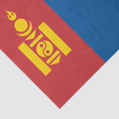 Mongolië tissuepapier, Mongoolse Vlag tissuepapier (Detail)