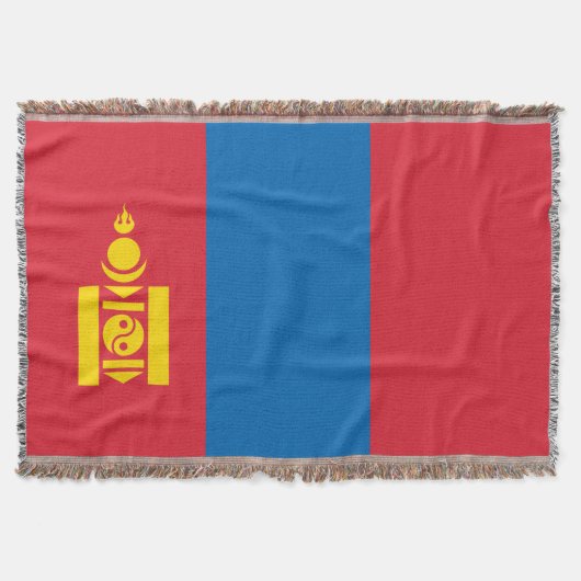 Mongolië vlag deken (Voorkant)