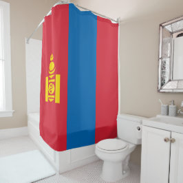 Mongolië vlag douchegordijn