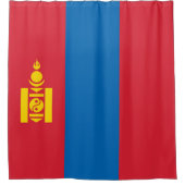 Mongolië vlag douchegordijn (Voorkant)