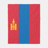 Mongolië vlag fleece deken (Voorkant)