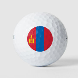 Mongolië vlag golfballen