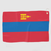 Mongolië vlag golfhanddoek (Horizontaal)