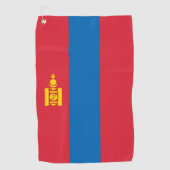 Mongolië vlag golfhanddoek (Voorkant)