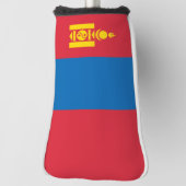 Mongolië vlag golfheadcover (Draai 90)