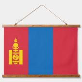 Mongolië vlag hangend wandkleed (Voorkant)