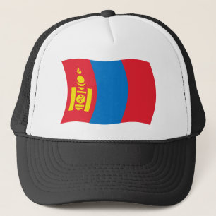 Mongolië Vlag Hoed Trucker Pet