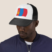 Mongolië Vlag Hoed Trucker Pet (In situ)