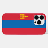 Mongolië vlag iPhone hoesje (Achterkant horizontaal)