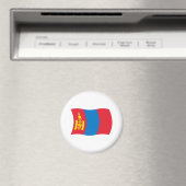 Mongolië Vlag Magneet (Insitu (Vaatwasser))