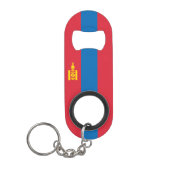 Mongolië vlag mini flessenopener (Voorkant)