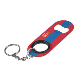 Mongolië vlag mini flessenopener