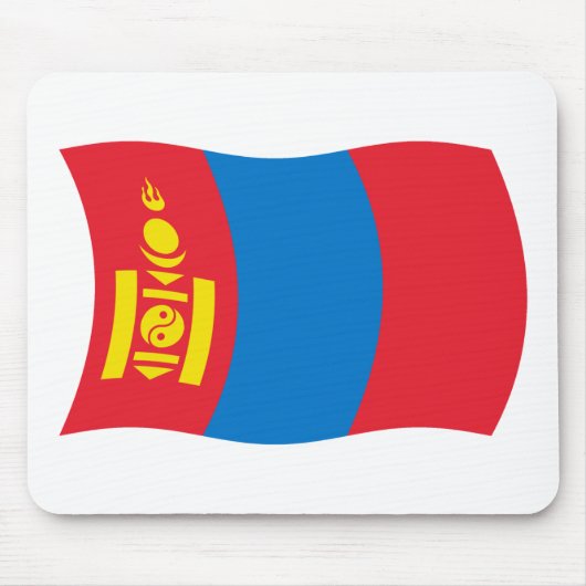 Mongolië Vlag Muismat (Voorkant)