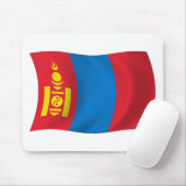 Mongolië Vlag Muismat (Met muis)