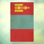 Mongolië Vlag Ontwerp Raamsticker (Vel 3)