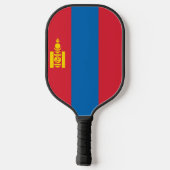 Mongolië vlag pickleball paddle (Achterkant)