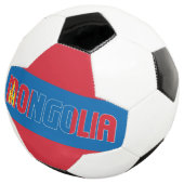 Mongolië vlag Schattig patriottisch Voetbal (Drie kwart)