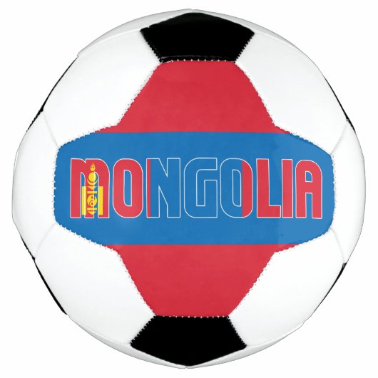 Mongolië vlag Schattig patriottisch Voetbal (Voorkant)
