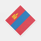 Mongolië vlag servet (Hoek)