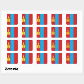 Mongolië Vlag Sticker (Vel)