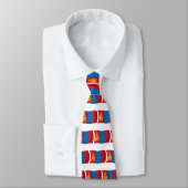 Mongolië Vlag Stropdas (Gebonden)