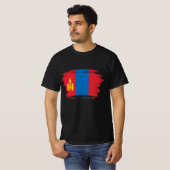Mongolië vlag t-shirt (Voorkant volledig)