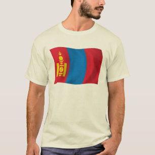 Mongolië Vlag T-shirt
